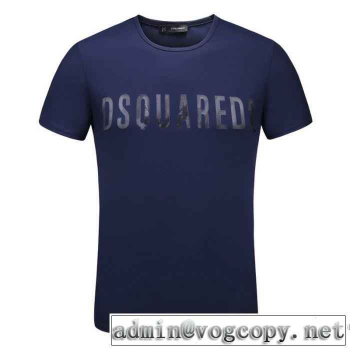 ディースクエアード DSQUARED2 絶妙な新商品 2018春夏新作 通気性に優れた 半袖Tシャツ 2色可選