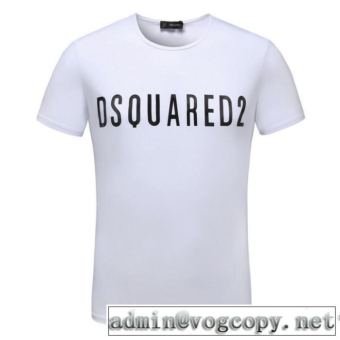ディースクエアード DSQUARED2 絶妙な新商品 2018春夏新作 通気性に優れた 半袖Tシャツ 2色可選