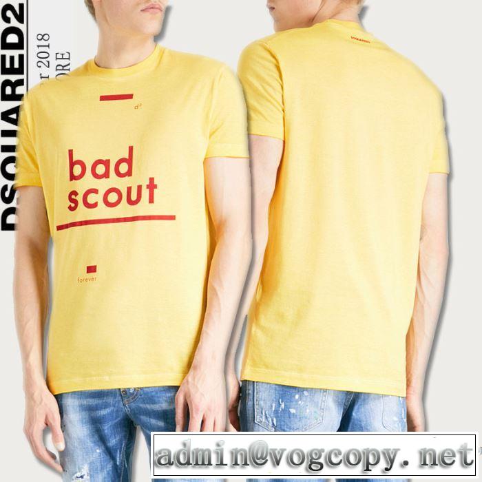  ディースクエアード DSQUARED2 2018春夏新作 クールビズ 半袖Tシャツ 3色可選 超人気美品