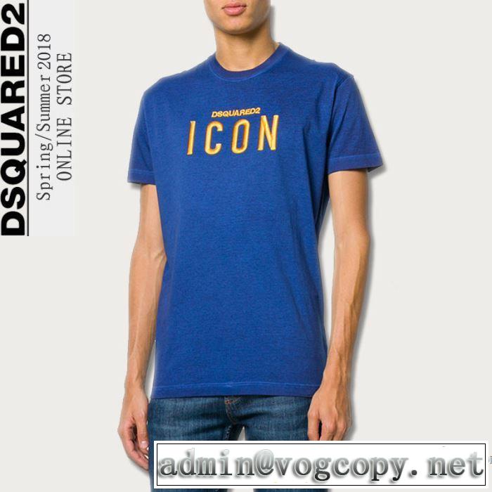 4色可選 吸汗速乾 ディースクエアード DSQUARED2 2018春夏新作 今季爆発的な人気 半袖Tシャツ