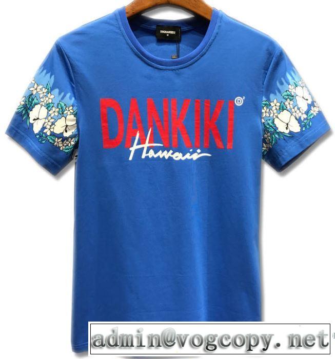 ファッショニスタ愛用 ディースクエアード DSQUARED2 ドライ 2018春夏新作 半袖Tシャツ 3色可選