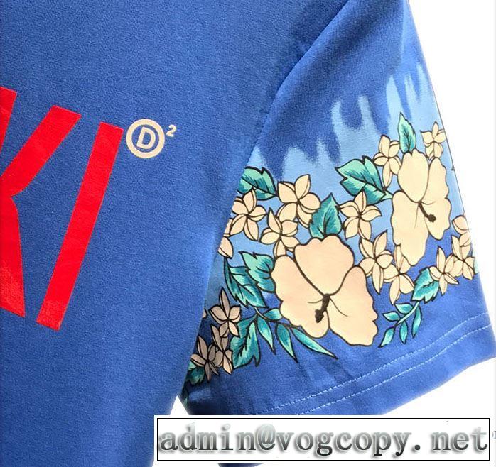 ファッショニスタ愛用 ディースクエアード DSQUARED2 ドライ 2018春夏新作 半袖Tシャツ 3色可選