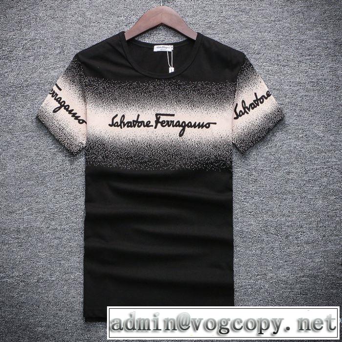2018春夏新作 シンプル 半袖Tシャツ 4色可選 サルヴァトーレフェラガモ FERRAGAMO 長く愛用できる