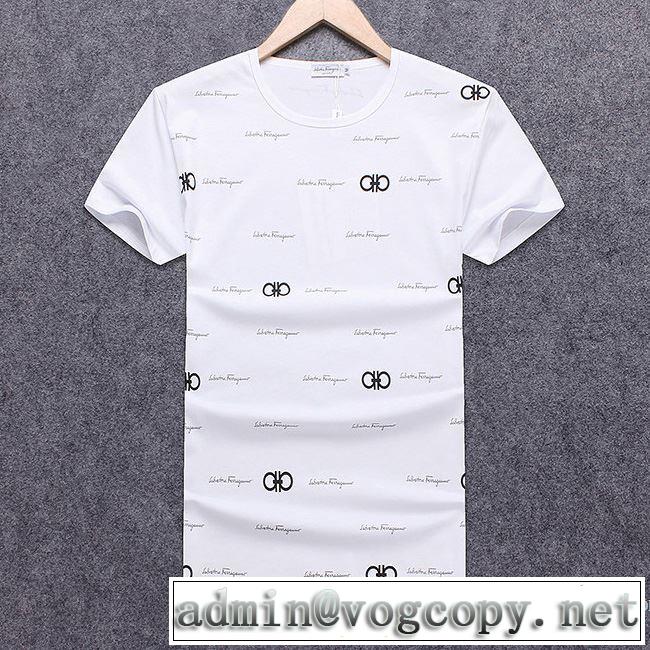 軽量で薄手の サルヴァトーレフェラガモ FERRAGAMO 乾きやすい 2018春夏新作 半袖Tシャツ 3色可選