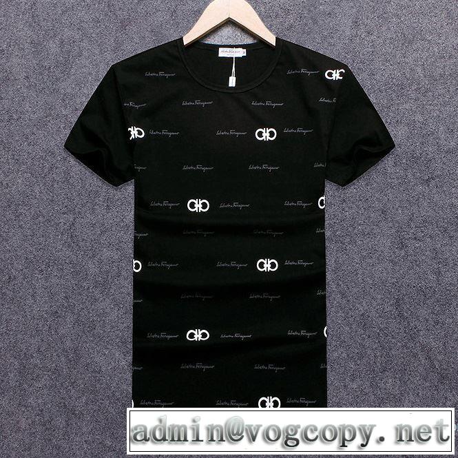 軽量で薄手の サルヴァトーレフェラガモ FERRAGAMO 乾きやすい 2018春夏新作 半袖Tシャツ 3色可選