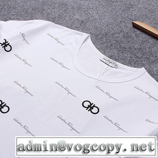軽量で薄手の サルヴァトーレフェラガモ FERRAGAMO 乾きやすい 2018春夏新作 半袖Tシャツ 3色可選