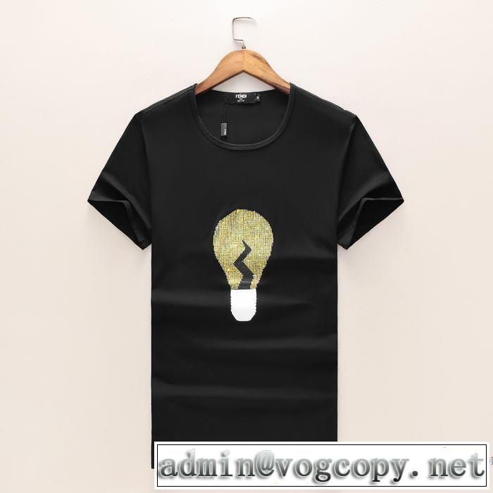 半袖Tシャツ フェンディ FENDI シンプル 2色可選 抜群の雰囲気が作れる! 2018春夏新作