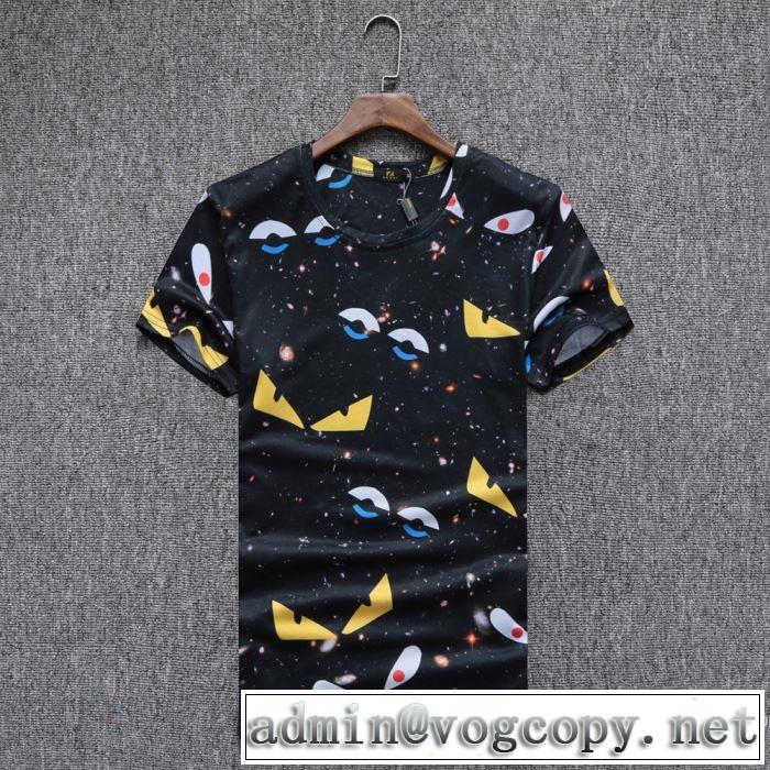 注目美品 2018春夏新作 半袖Tシャツ フェンディ FENDI 4色可選 肌に馴染みやすい