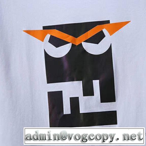 2色可選 快適な着心地 2018春夏新作 稀少*入手困難 半袖Tシャツ フェンディ FENDI