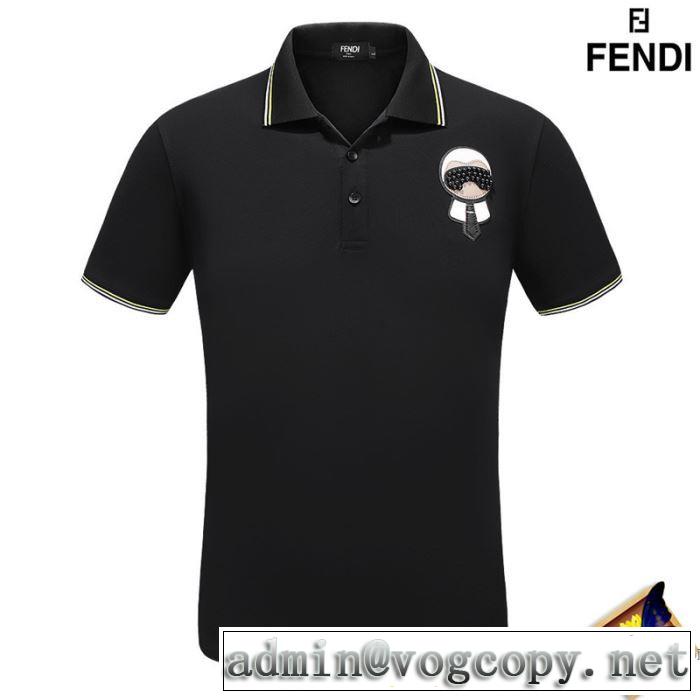 2色可選 2018春夏超人気の最新作 半袖Tシャツ フェンディ FENDI 吸汗速乾
