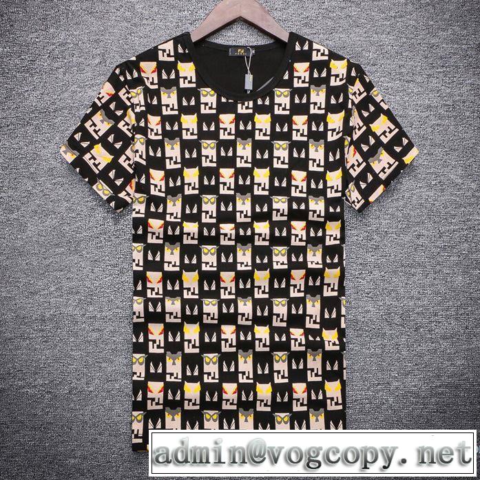今季爆発的な人気 2018春夏新作 3色可選 カジュアル 半袖Tシャツ フェンディ FENDI