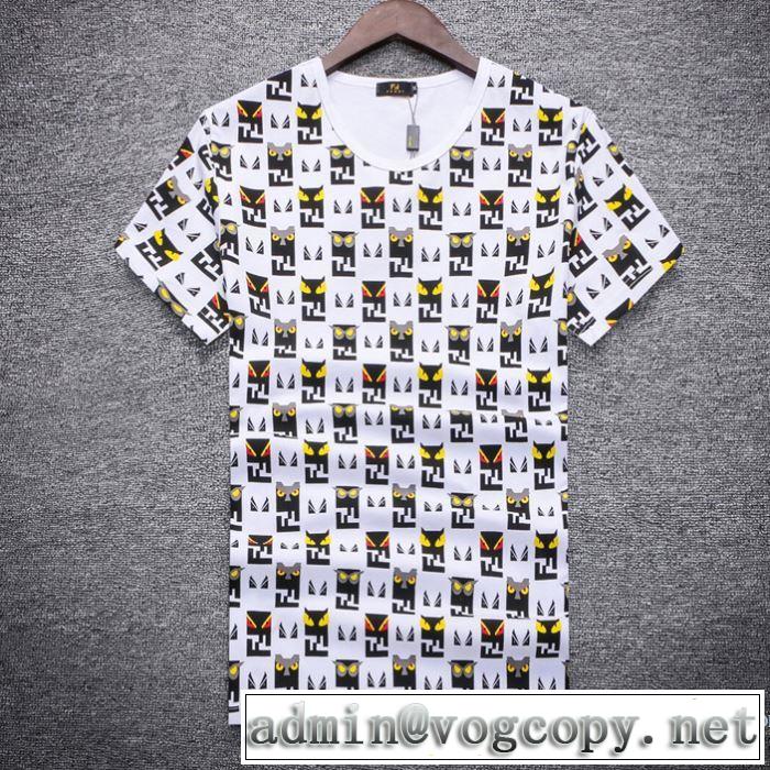 今季爆発的な人気 2018春夏新作 3色可選 カジュアル 半袖Tシャツ フェンディ FENDI
