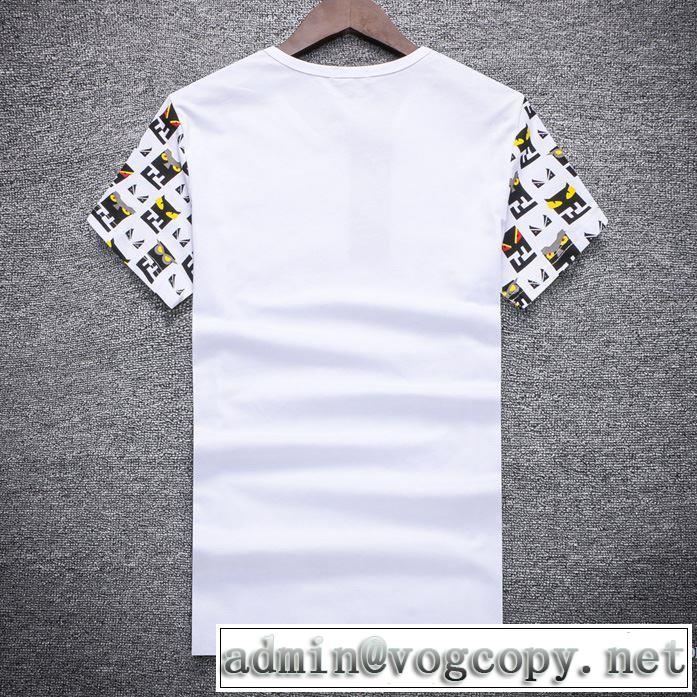 今季爆発的な人気 2018春夏新作 3色可選 カジュアル 半袖Tシャツ フェンディ FENDI
