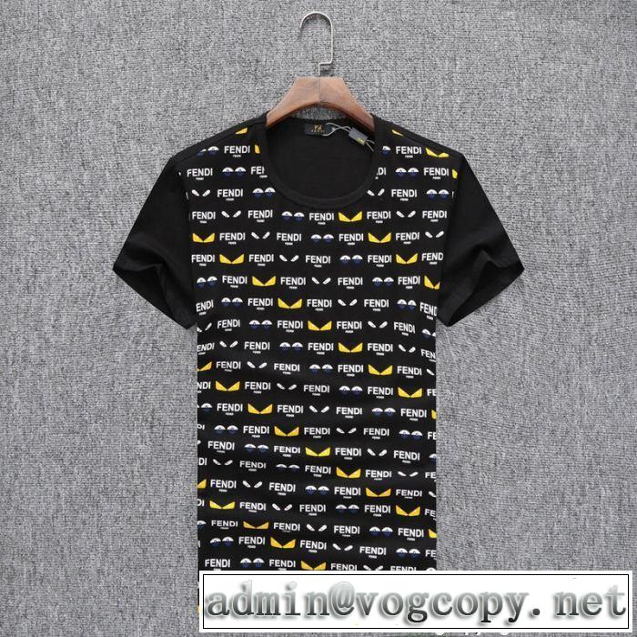 フェンディ FENDI 半袖Tシャツ 3色可選 SALE品追加 2018夏の定番新品到来! 今年人気定番