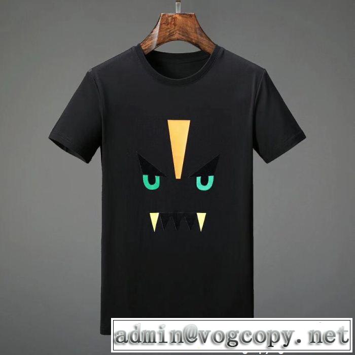 2018年春夏シーズン フェンディ FENDI 半袖Tシャツ 2色可選 毎年流行り定番アイテムおすすめ