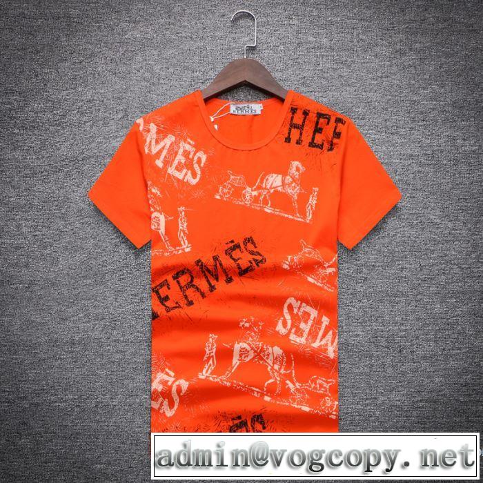 通気性に優れた 2018春夏新作 半袖Tシャツ 3色可選 エルメス HERMES 品良く