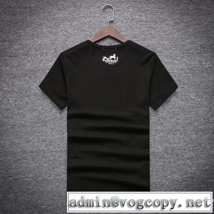 通気性に優れた 2018春夏新作 半袖Tシャツ 3色可選 エルメス HERMES 品良く