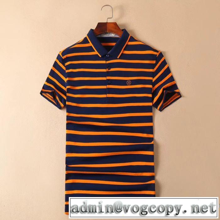  細身のシルエット 海外先行発売！ 2018春夏新作 半袖Tシャツ 3色可選 エルメス HERMES