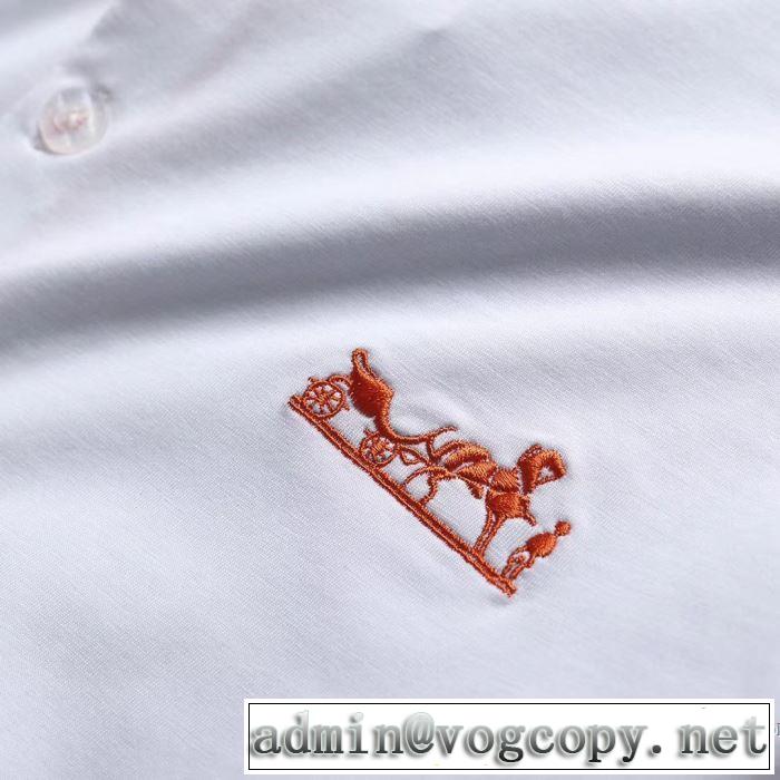 エルメス HERMES 2018春夏新作 3色可選 人気急上昇中 半袖Tシャツ 乾きやすい