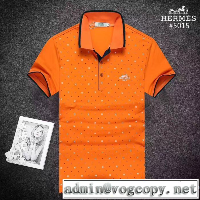 3色可選 エルメス HERMES 2018春夏新作 着回し度抜群 格好良いアイテム 半袖Tシャツ