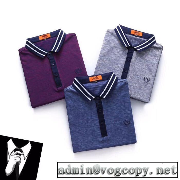 ファッションスタッズ 2018年春夏入荷 エルメス HERMES 半袖Tシャツ 3色可選
