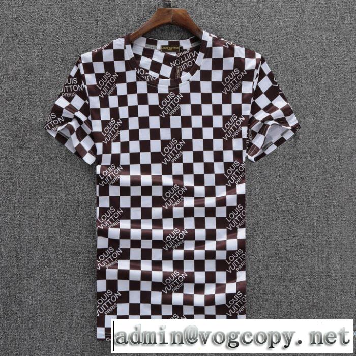 存在感のある 2018春夏新作 ルイ ヴィトン LOUIS VUITTON カジュアル 半袖Tシャツ 3色可選
