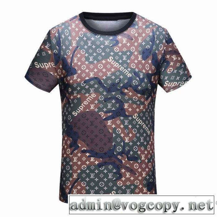 高品質 半袖Tシャツ ルイ ヴィトン LOUIS VUITTON 2色可選 2018春夏新作 肌触りのいい
