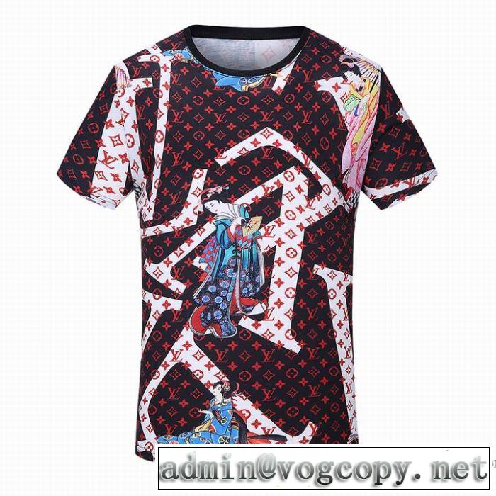 ルイ ヴィトン LOUIS VUITTON ラックスした雰囲気 2018春夏新作 半袖Tシャツ 絶対オススメ?