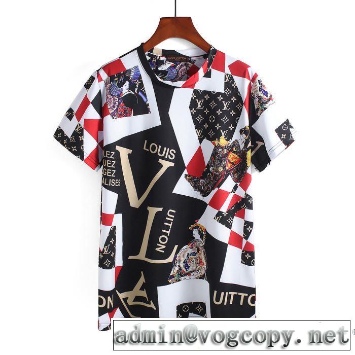 2018春夏新作 半袖Tシャツ ルイ ヴィトン LOUIS VUITTON 2色可選 【新型タイプ入荷】 シンプル