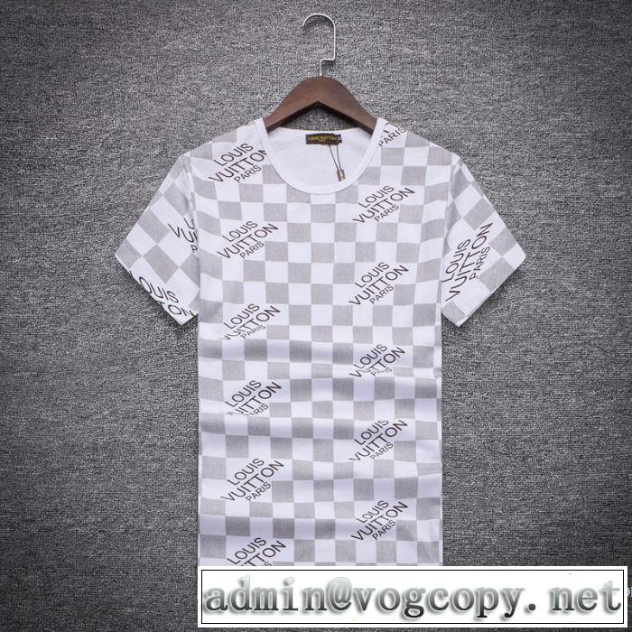 使い勝手も抜群！LOUIS VUITTONルイヴィトンスーパーコピーのビジネス用メンズクルーネック半袖Tシャツ
