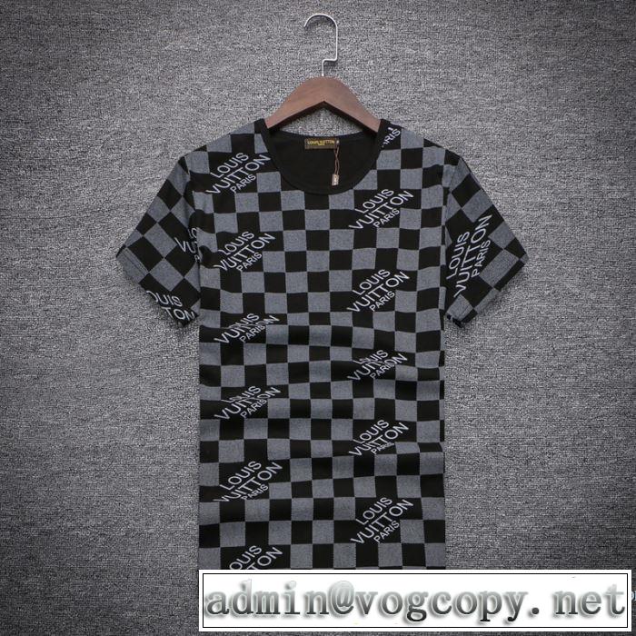 使い勝手も抜群！LOUIS VUITTONルイヴィトンスーパーコピーのビジネス用メンズクルーネック半袖Tシャツ