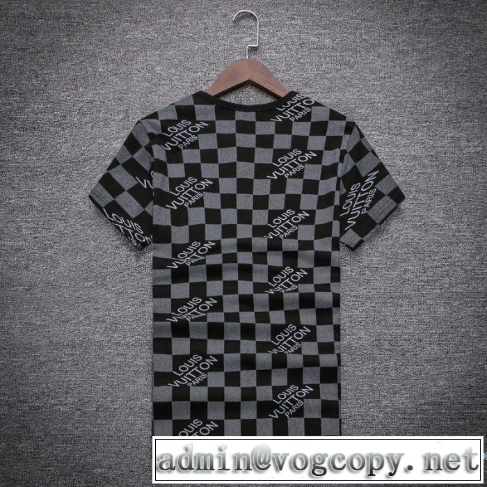 使い勝手も抜群！LOUIS VUITTONルイヴィトンスーパーコピーのビジネス用メンズクルーネック半袖Tシャツ