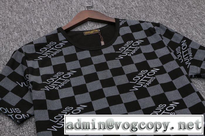 使い勝手も抜群！LOUIS VUITTONルイヴィトンスーパーコピーのビジネス用メンズクルーネック半袖Tシャツ