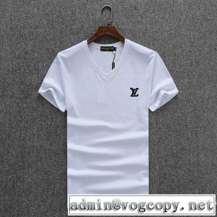 2018お得限定セールLOUIS VUITTONルイヴィトンＴシャツメンズのvネック、クルーネック半袖Tシャツスーパーコピー