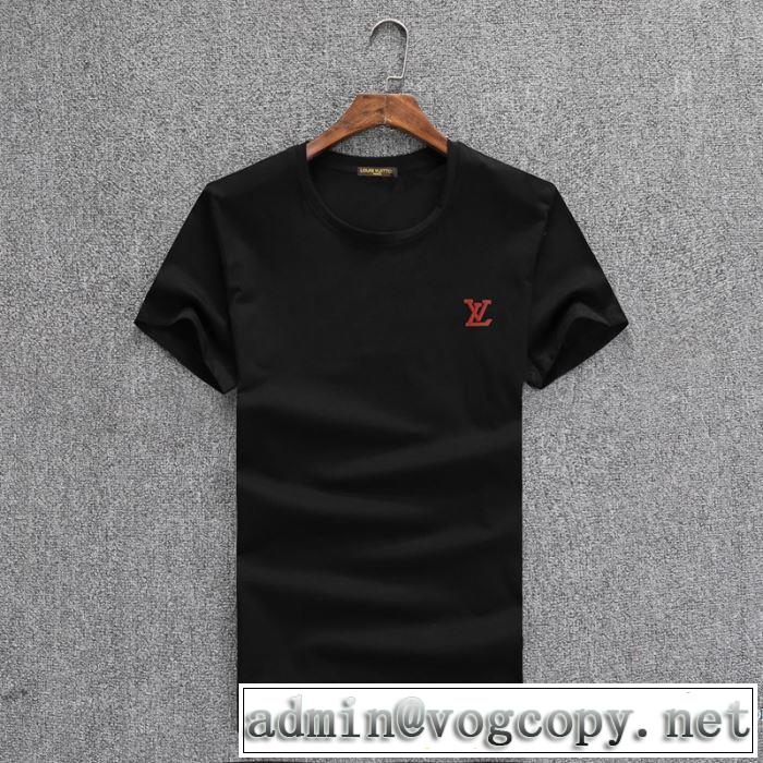 2018お得限定セールLOUIS VUITTONルイヴィトンＴシャツメンズのvネック、クルーネック半袖Tシャツスーパーコピー