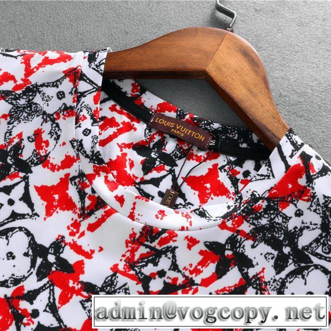 2018春夏新作 在庫を確保 半袖Tシャツ ルイ ヴィトン LOUIS VUITTON 着心地満点