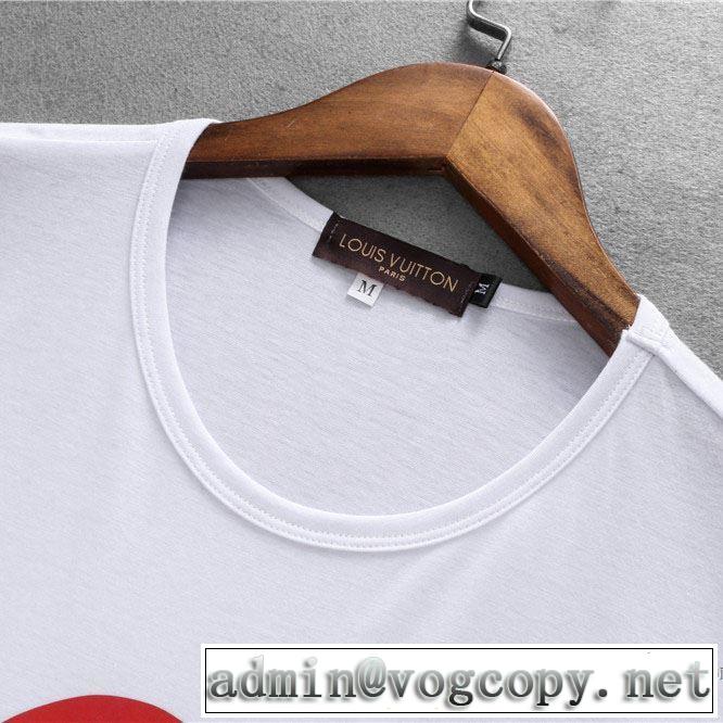収縮性のある ルイ ヴィトン LOUIS VUITTON 2色可選 2018春夏新作 履き心地 半袖Tシャツ