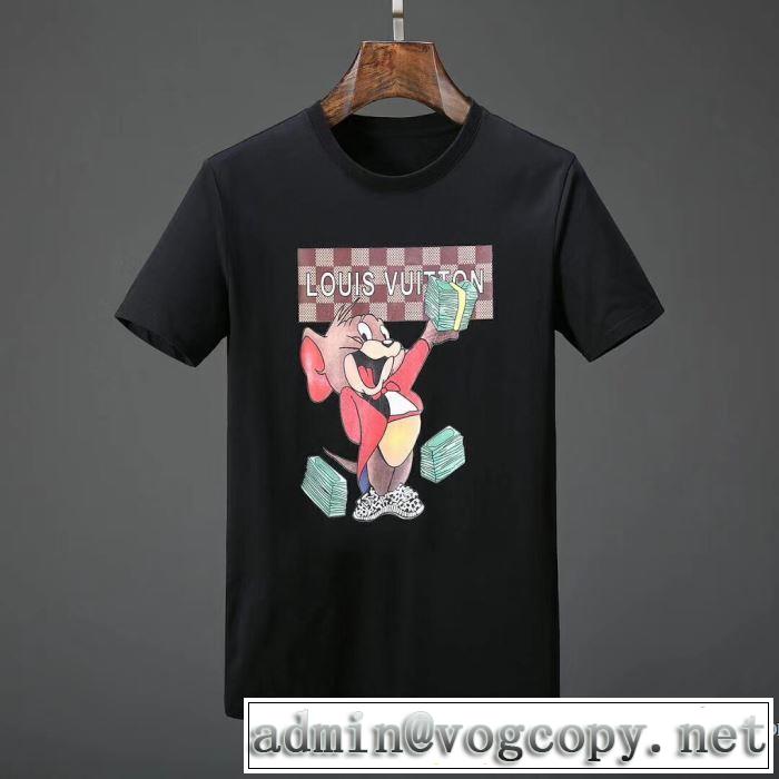 ルイ ヴィトン LOUIS VUITTON 自然な肌触り 2018春夏新作 半袖Tシャツ 超激安価格 2色可選