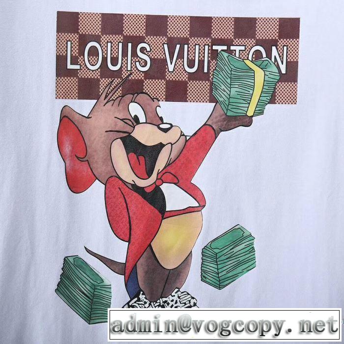 ルイ ヴィトン LOUIS VUITTON 自然な肌触り 2018春夏新作 半袖Tシャツ 超激安価格 2色可選