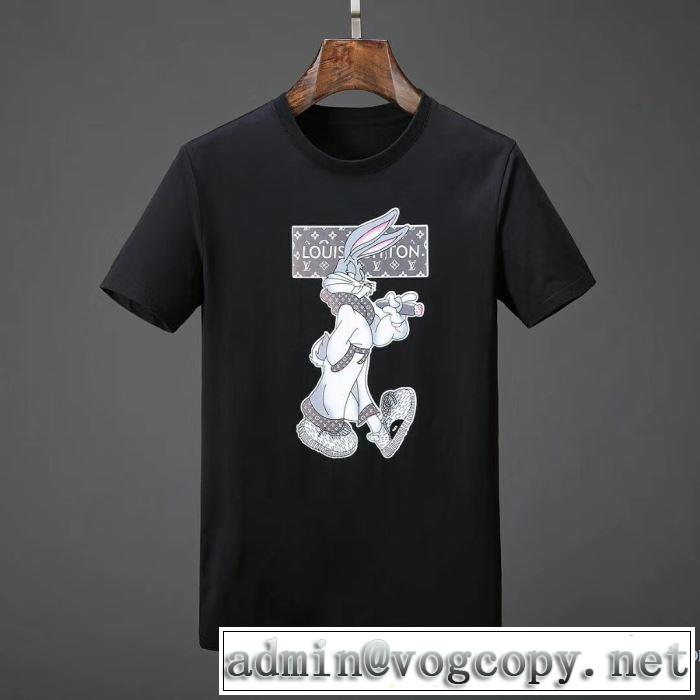2018春夏新作 半袖Tシャツ 人気デザインで欲しい ルイ ヴィトン LOUIS VUITTON 2色可選