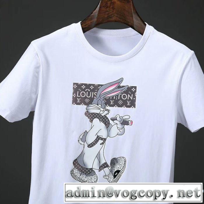 2018春夏新作 半袖Tシャツ 人気デザインで欲しい ルイ ヴィトン LOUIS VUITTON 2色可選