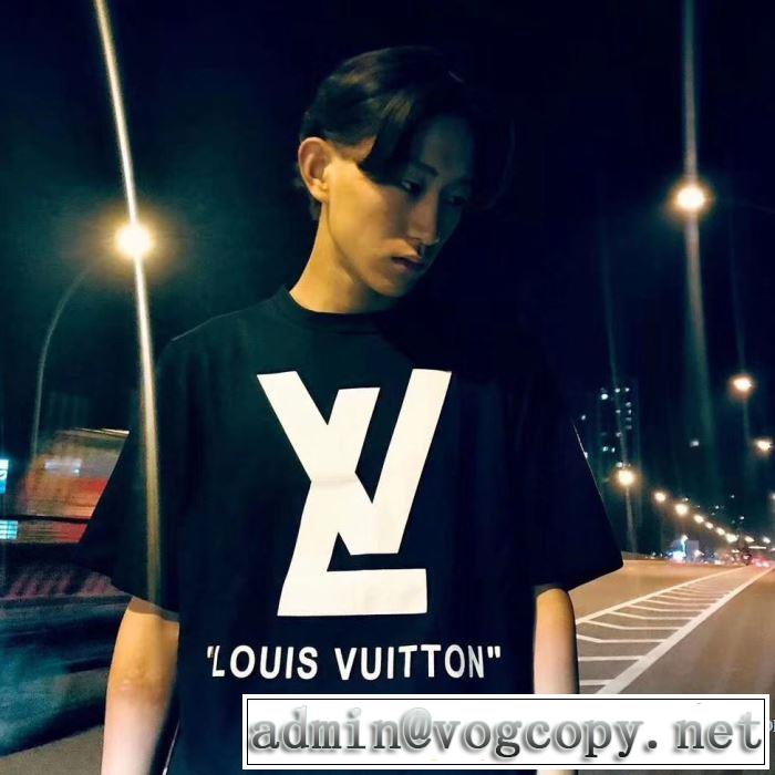 2色可選 ドライ 2018春夏新作 半袖Tシャツ 大人気ブランド ルイ ヴィトン LOUIS VUITTON