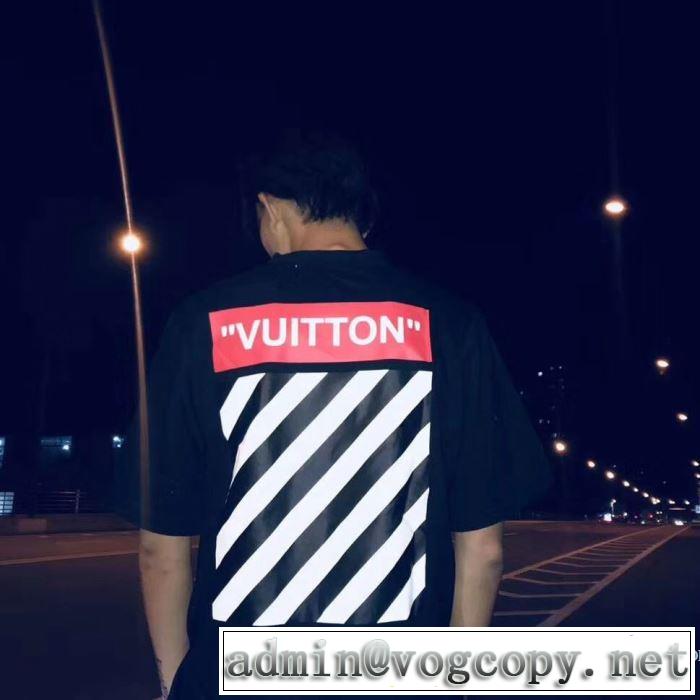 2色可選 ドライ 2018春夏新作 半袖Tシャツ 大人気ブランド ルイ ヴィトン LOUIS VUITTON