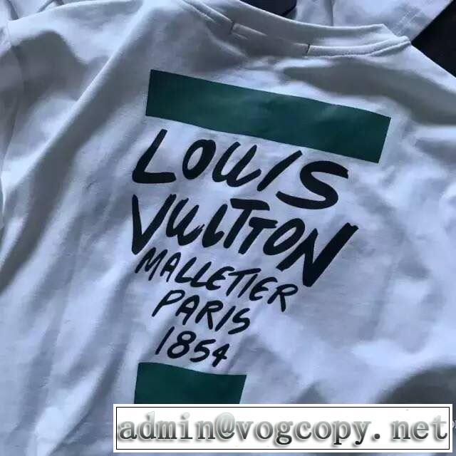 ネット販売限定 しわになりにくい ルイ ヴィトン LOUIS VUITTON 3色可選 半袖Tシャツ 2018春夏新作