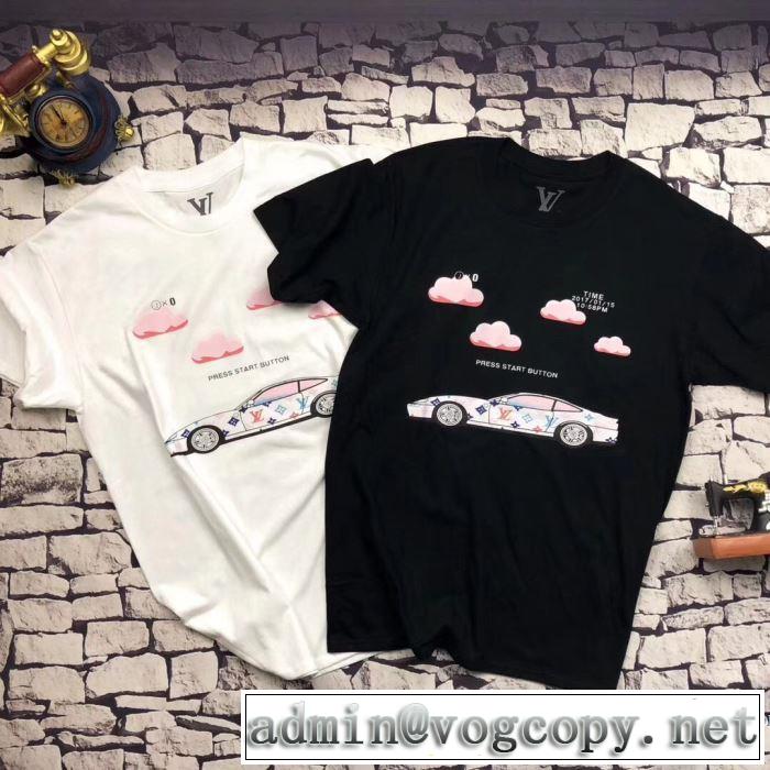 半袖Tシャツ ルイ ヴィトン LOUIS VUITTON 2色可選 期間限定SALE 2018春夏新作