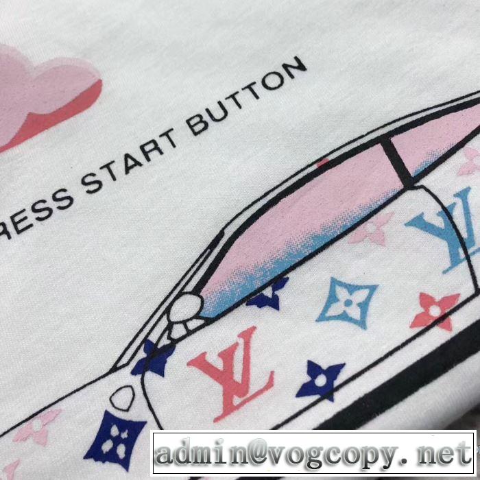 半袖Tシャツ ルイ ヴィトン LOUIS VUITTON 2色可選 期間限定SALE 2018春夏新作