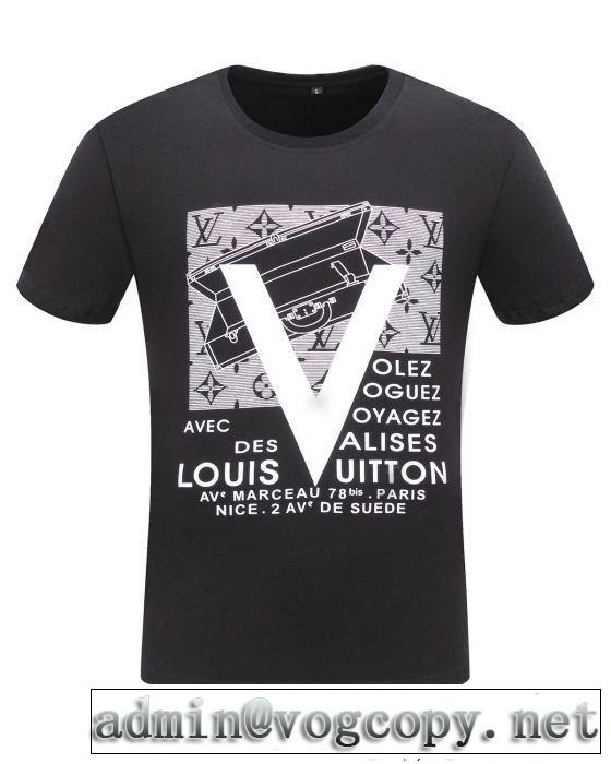 2018人気の主流アイテム 美品*入手困難 ルイ ヴィトン LOUIS VUITTON 半袖Tシャツ 2色可選