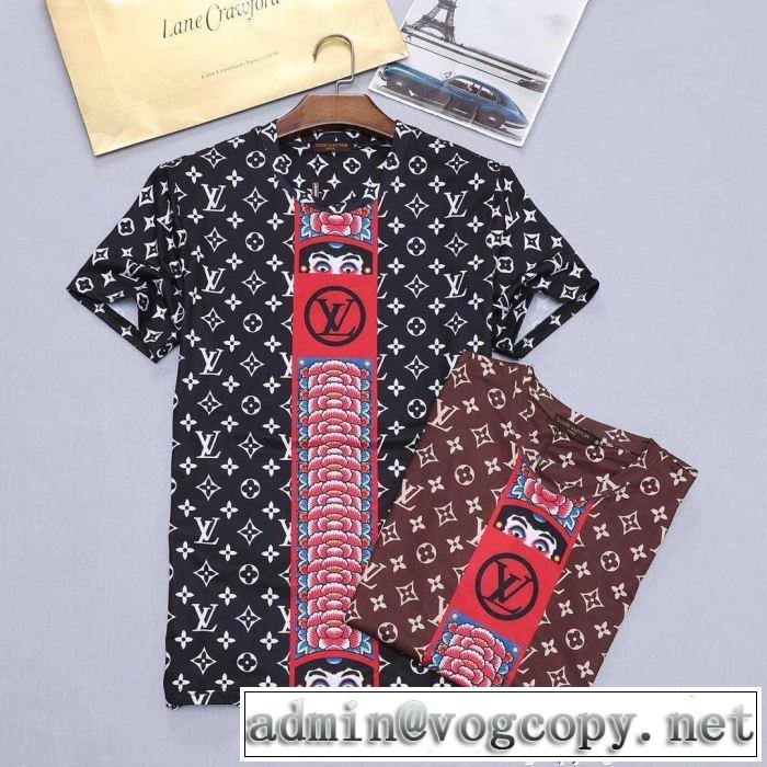2色可選 18ＳＳ美品 ルイ ヴィトン LOUIS VUITTON 大人気ブランド 売れ筋 半袖Tシャツ