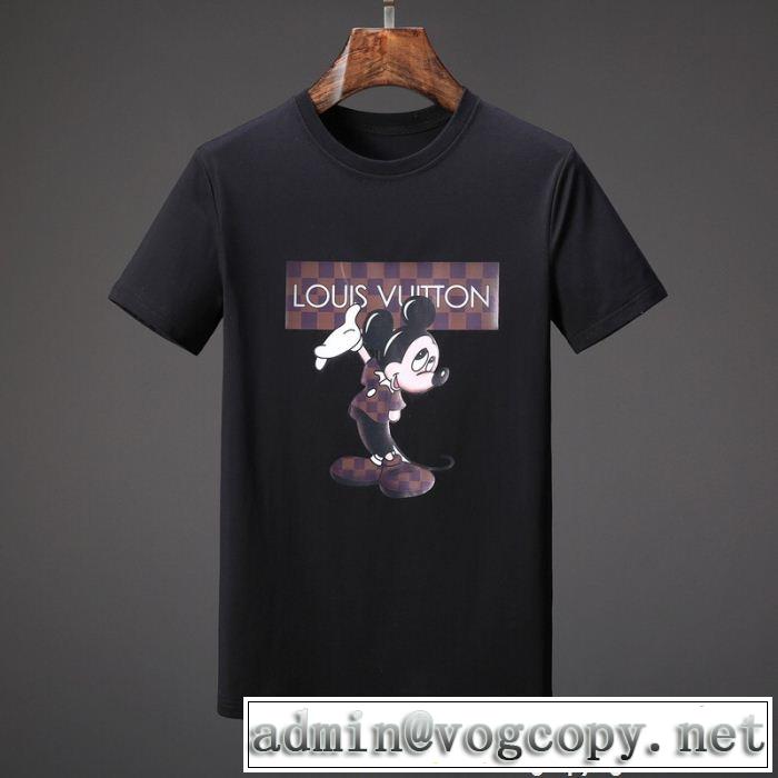  海外限定アイテム 半袖Tシャツ ルイ ヴィトン LOUIS VUITTON 2色可選 2018夏の定番新品到来!