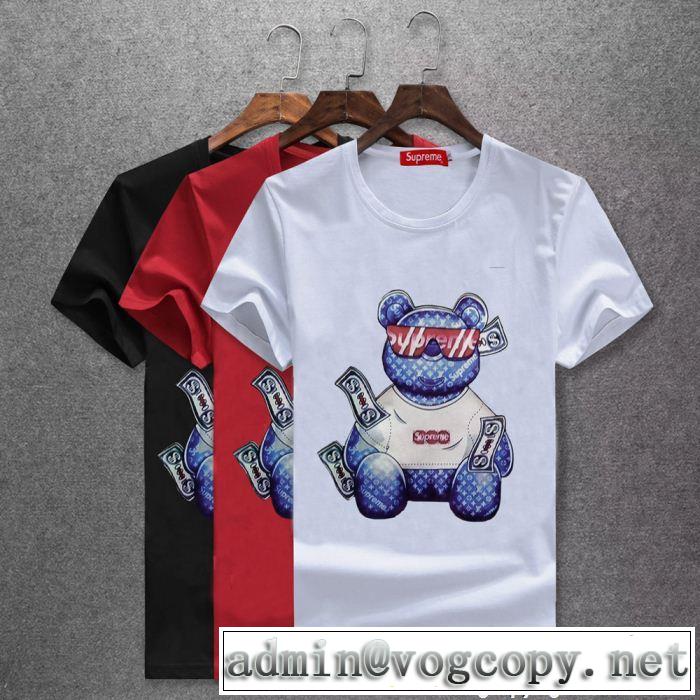有名人同じアイテム ルイ ヴィトン LOUIS VUITTON 半袖Tシャツ 3色可選 18ＳＳ美品